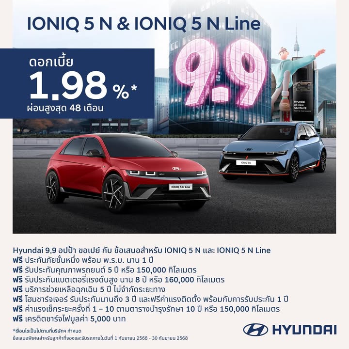 Hyundai Ubon จัดเต็มดีลเด็ดกับแคมเปญ 