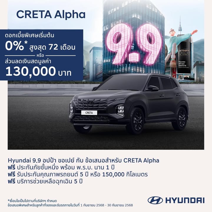 Hyundai Ubon จัดเต็มดีลเด็ดกับแคมเปญ 