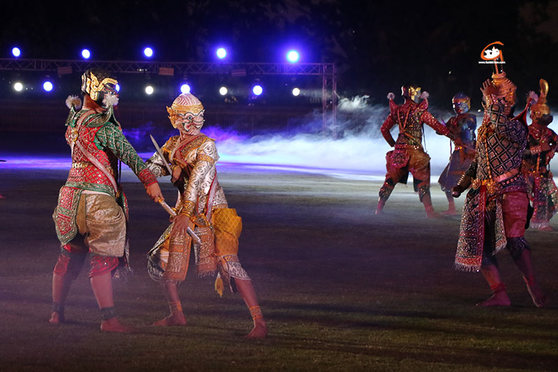 โขนเฉลิมพระเกียรติ ตอน ฤทธิรอนศรทนง รามราชสุริยวงศ์คืนนคร