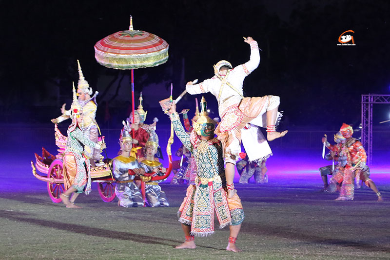 โขนเฉลิมพระเกียรติ ตอน ฤทธิรอนศรทนง รามราชสุริยวงศ์คืนนคร