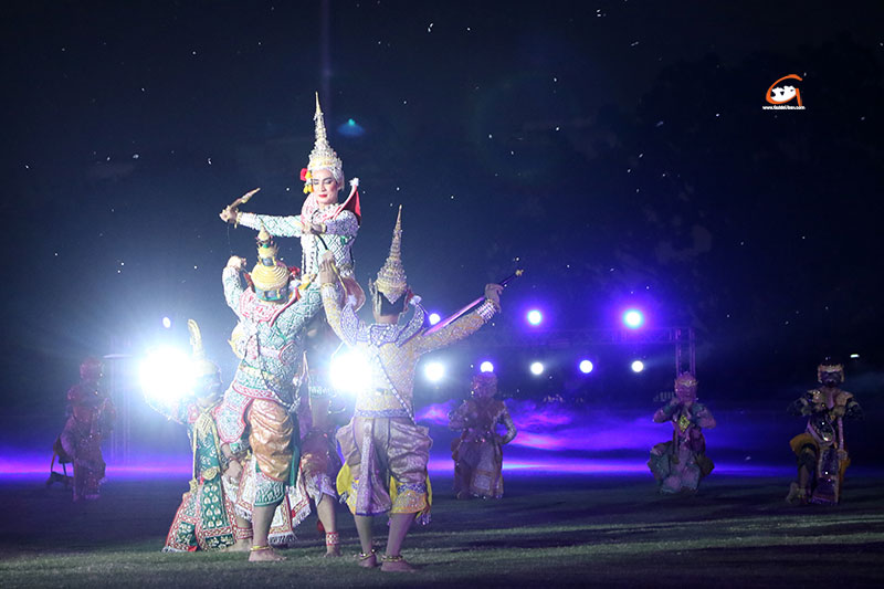 โขนเฉลิมพระเกียรติ ตอน ฤทธิรอนศรทนง รามราชสุริยวงศ์คืนนคร