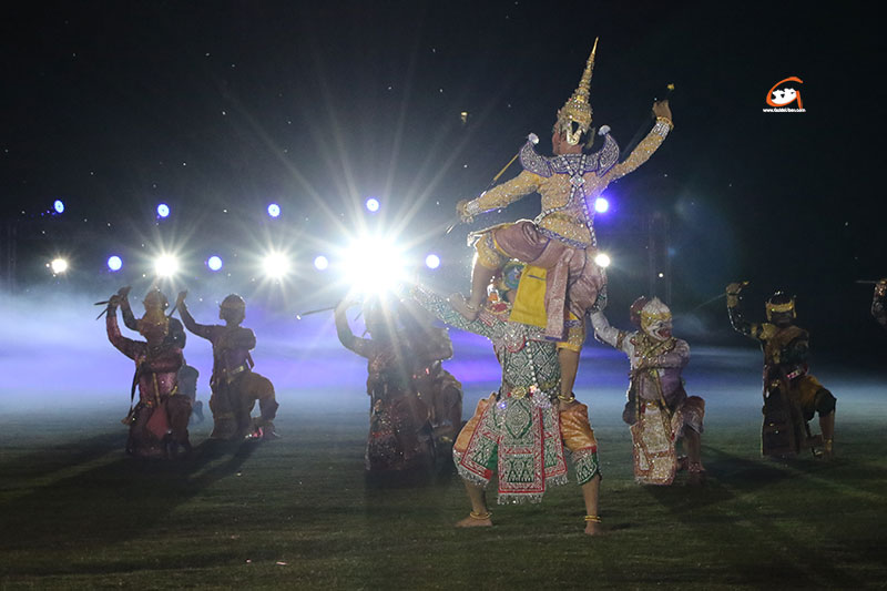 โขนเฉลิมพระเกียรติ ตอน ฤทธิรอนศรทนง รามราชสุริยวงศ์คืนนคร