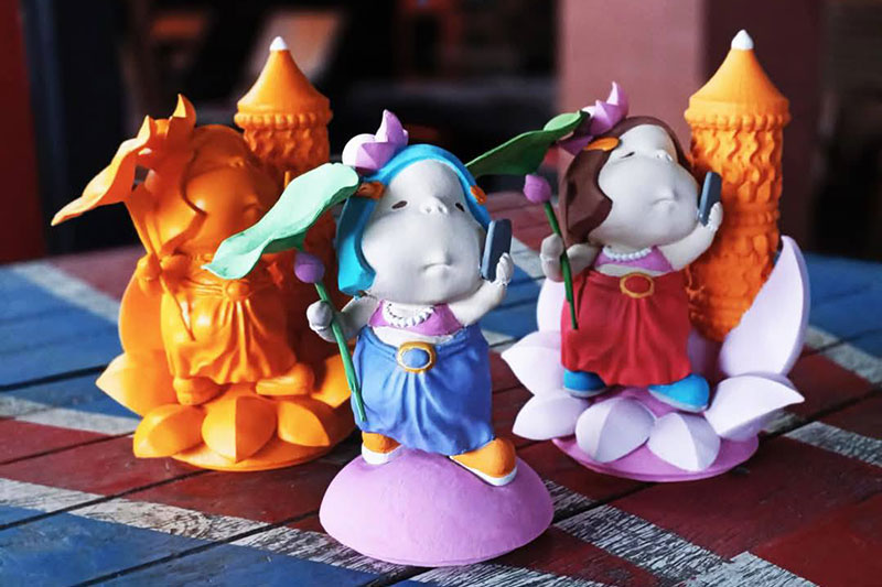 น้อนบัวตูม Art Toy เมืองอุบลฯ พร้อมโชว์ในงาน เปิดกล่องอาร์ตทอยไทย