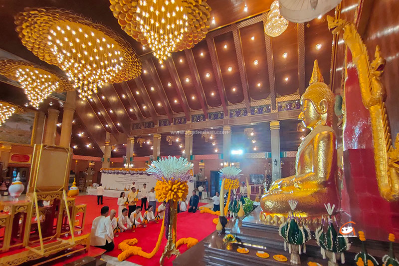 ในหลวงพระราชทานน้ำสรง เพื่อเชิญไปสรงพระเจ้าใหญ่อินทร์แปลง ประจำปี 2568