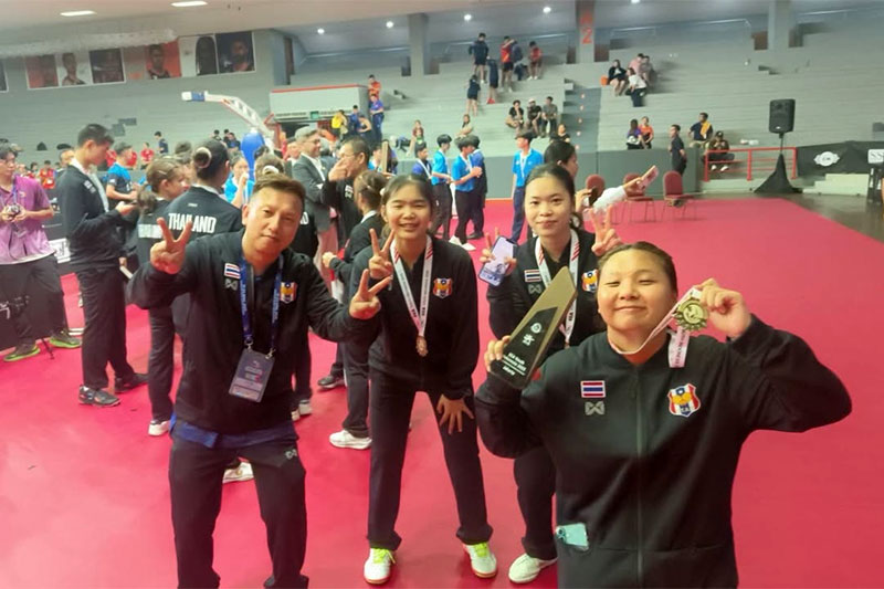 น้องแป้ง เด็กอุบล คว้าทองปิงปองทีมหญิง เยาวชนชิงแชมป์อาเซียน 2025