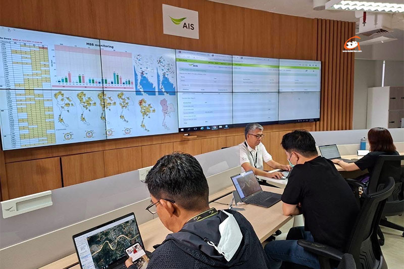 AIS ร่วมกับ ปภ. ทดสอบแจ้งเตือนภัยฉุกเฉิน Cell Broadcast ครั้งที่ 1 ระดับเล็ก