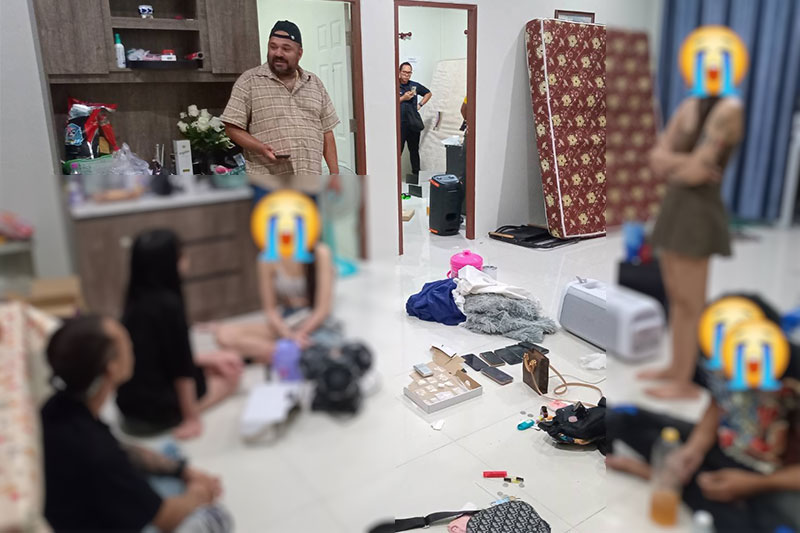 อุบลฯ ชุดปฏิบัติการพิเศษฝ่ายปกครอง ทลายปาร์ตี้ยา พบวัยรุ่นชายหญิง 10 คน