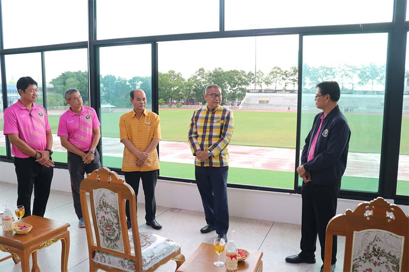 พ่อเมืองอุบลฯ ตรวจความพร้อมสนามแข่งขัน “อุบลราชธานีเกมส์”    