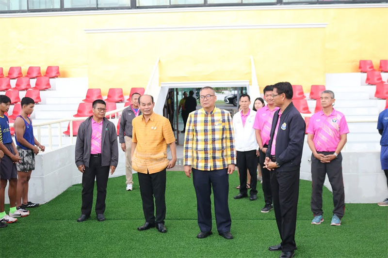 พ่อเมืองอุบลฯ ตรวจความพร้อมสนามแข่งขัน “อุบลราชธานีเกมส์”    