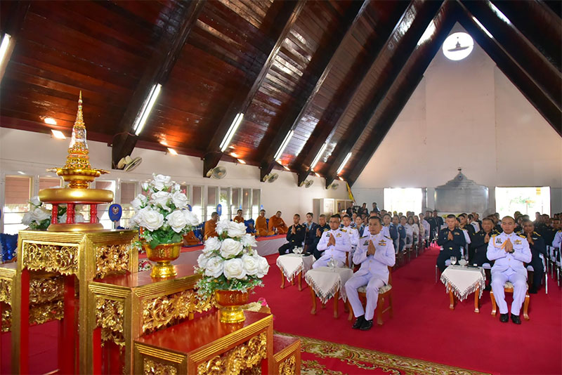 พิธีอัญเชิญพระบรมสารีริกธาตุมาประดิษฐาน ณ กองบิน 21