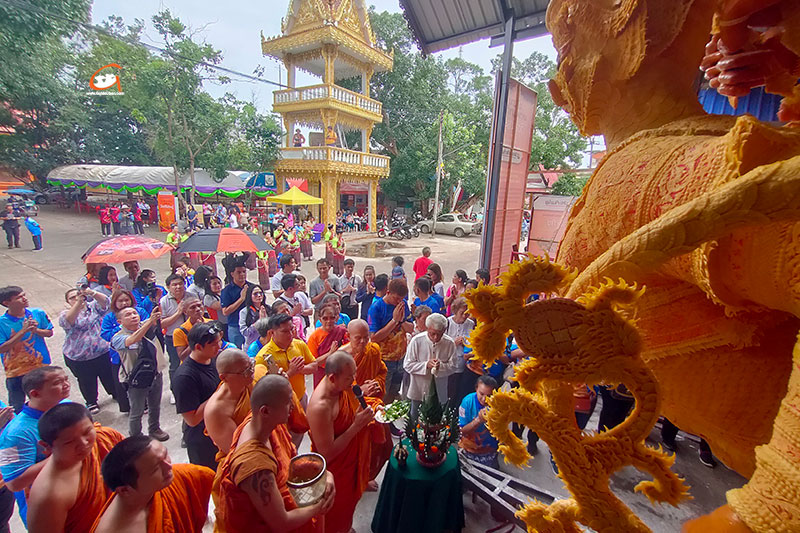 ธนชาตประกันภัย และ ทีทีบี ร่วมสนับสนุนขบวนเทียนพรรษา วัดศรีประดู่ 