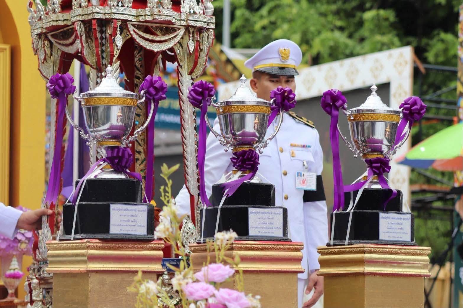 อัญเชิญเทียนพรรษาพระราชทานและผ้าอาบน้ำฝนพระราชทาน ประจำปี 2569