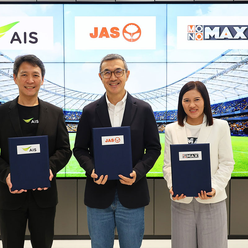 JAS จับมือ AIS ดึงคอนเทนต์ลีกฟุตบอลระดับโลก ผ่าน AIS PLAY และ Monomax