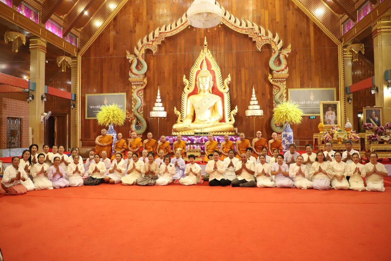 พระราชทานพระพุทธสิรินธรเทพรัตน์มงคลวดลสันติ แก่วัดมหาวนาราม